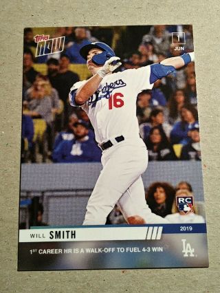 Will Smith Rc/608 - 2019 Mlb Topps Now Card 314 - Los Angeles Dodgers