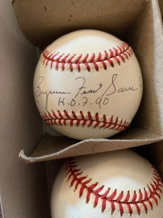 Unknown Ball Mystery Signed Autographed Baseball 26