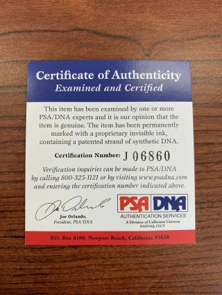 2010 Masters Flag Phil Mickelson Signed PSA DNA 4