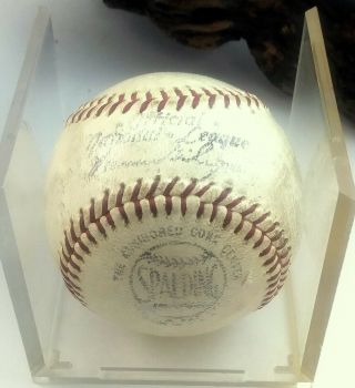 Vintage Spalding Official National League Baseball 1952 - 69 Warren Giles