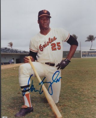 Don Baylor Baltimore Orioles Autographed Color 8 X 10 Photo