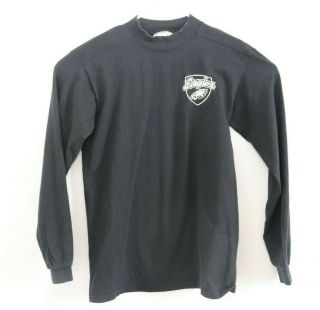 Philadelphia Eagles Retro Vintage Long Sleeve Mens Black T Shirt Lee Sz Xl