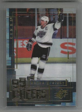 1999 - 00 Upper Deck Spx Hockey Wayne Gretzky 99 Cheers Insert Card Ch7