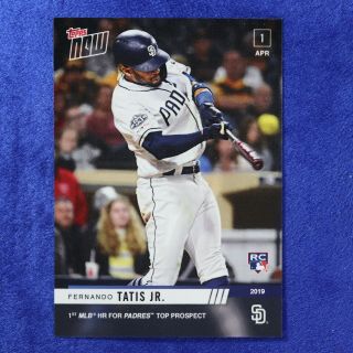 2019 Topps Now Card 33: San Diego Padres Fernando Tatis Jr.  (rc)