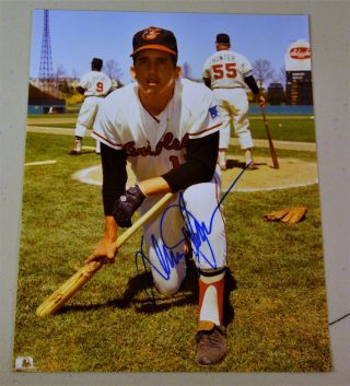 Davey Johnson Baltimore Orioles Autographed Hand Signed Color 8x10 Photo