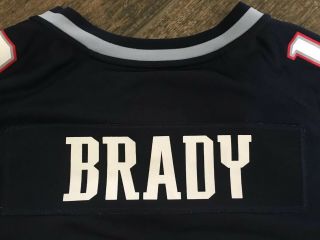 Tom Brady England Patriots Jersey NIKE ON FIELD Authentic Men ' s Size Medium 6