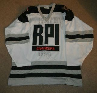 Rpi Engineers Hockey Jersey M/l Rensselaer Polytechnic Institute Ny