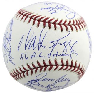 1986 Red Sox (23) Boggs,  Rice,  Buckner Signed Oml Baseball Psa/dna U03456