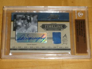 2004 Playoff Prime Cuts Material Signature Prime Jersey Auto Dale Murphy 17/50