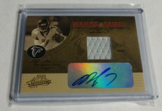Michael Vick - 2005 Absolute - Marks Of Fame - Autograph Jersey - 2/100 -