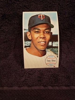 Vintage 1964 Topps Giant 44 Tony Oliva Card,  Minnesota Twins,  Nmmt Beauty