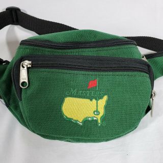 Masters Golf Tournament Fanny Pack Green Adjustable and 2017 Spectator Guide 2