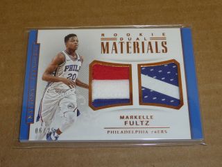 2017/18 Panini National Treasures Markelle Fultz Jersey Patch 76ers /25 K8644