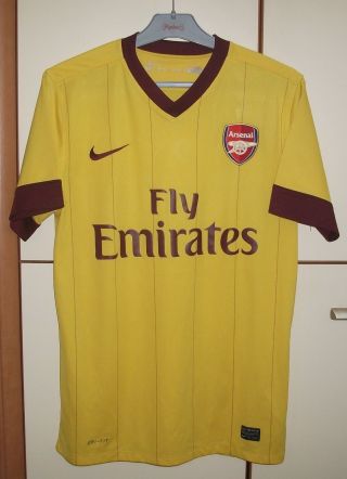 Arsenal London 2010/2011/2012/2013 Away Football Shirt Jersey Nike England