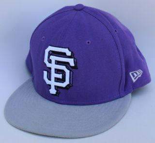 Sf San Francisco Giants Mlb Baseball Cap Hat Size 7 3/4 Fitted Era 59fifty