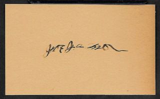 Shoeless Joe Jackson Autograph Reprint On Period 1910s 3x5 Crd