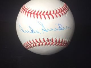 Duke Snider Signed Baseball Autograph Auto William White Nl Ball - No Hof