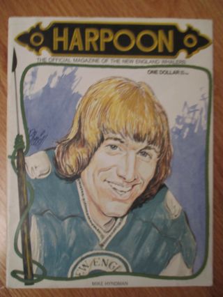 The England Whalers Vs Houston Aeros 1972 Harpoon Program Mike Hyndman
