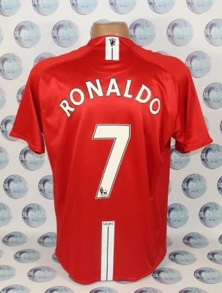 Manchester United 2007 2008 2009 7 Ronaldo Football Soccer Shirt Jersey Xl Men