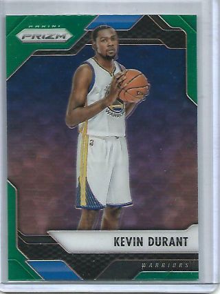 Kevin Durant 16/17 Panini Prizm Green Refractor