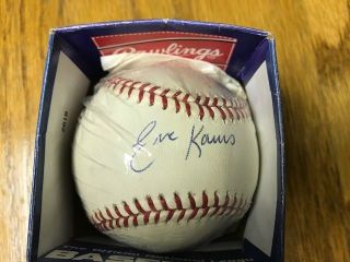 Eric Karros 1992 Nl Rookie Of Year Signed Onl Baseball Los Angeles Dodgers
