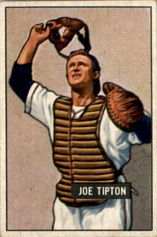 1951 Bowman 82 Joe Tipton - Vg - Ex