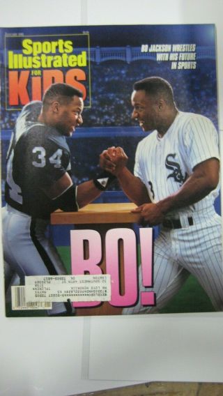 January 1992 Bo Jackson White Sox Oakland Raiders Sports Illustrated For Kids