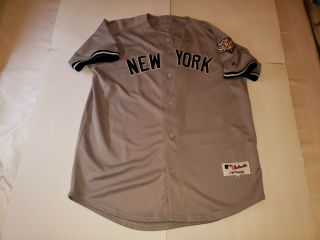 Derek Jeter 2009 World Series York Yankees Majestic Road Jersey Size 54