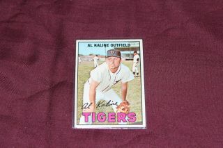 1967 Topps Baseball 30 Al Kaline - Hof Tigers