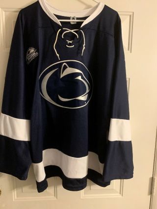 Penn State Nittany Lions Ncaa Hockey Jersey Adult Size Xl X - Large