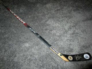 Patrice Bergeron Boston Bruins Stanley Cup 2019 Signed Hockey Stick W/ Ysms