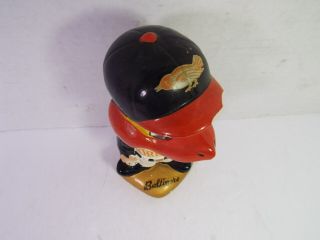 Vintage 1960s Baltimore Orioles mascott bird bobble head nodder doll gold base 2