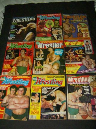 10 Pro Wrestling Magazines 