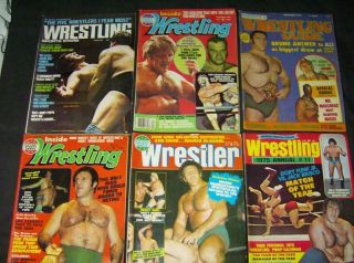 10 Pro Wrestling magazines ' 73 - ' 81 ALL HAVE BRUNO SAMMARTINO att; BRUNO FANS 2