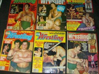 10 Pro Wrestling magazines ' 73 - ' 81 ALL HAVE BRUNO SAMMARTINO att; BRUNO FANS 3