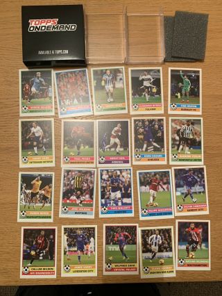 Topps On Demand Premier League Complete Base Set 20 Cards 2019 Inspired 1977