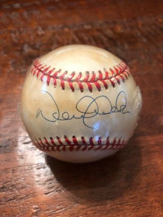 Derek Jeter Signed Major League Baseball York Yankees Score Board Goldin