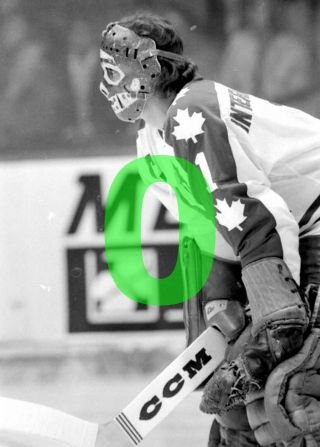 Canada Wha Don Mcleod Goalie Reprint Media Photo