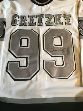 Wayne Gretzky Hand Signed Los Angeles Kings Home Jersey