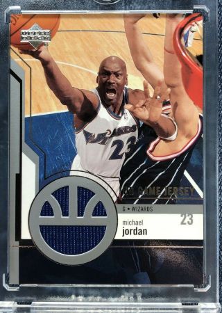 Michael Jordan 2003 - 04 Ud Game Jersey Gj21 Card