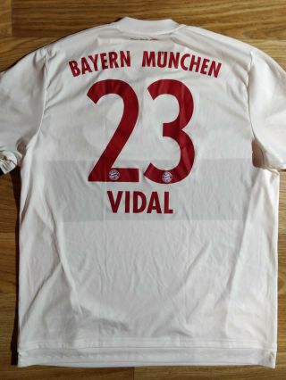 Adidas Bayern Munich 23 Vidal Shirt Jersey Football Soccer Munchen Germany 2014