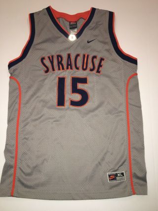 Carmelo Anthony Syracuse Orangemen Sewn Nike Jersey Youth Xl/adult S (20) Euc