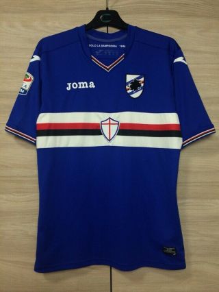 Sampdoria 2016 - 2017 Home Football Soccer Joma Shirt Pavlovic 20 Jersey size L 2