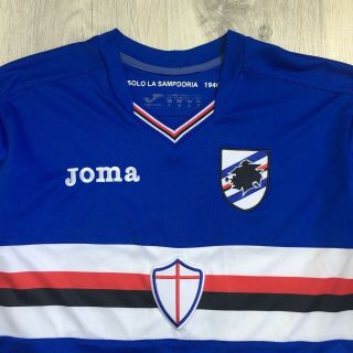 Sampdoria 2016 - 2017 Home Football Soccer Joma Shirt Pavlovic 20 Jersey size L 3