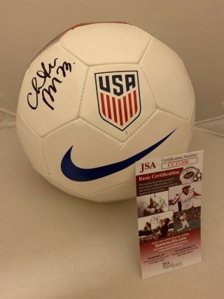 Christen Press Usa Womens Soccer Signed Team Usa Soccer Ball Autographed Jsa