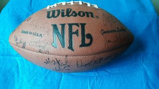 1998 Autographed Green Bay Packers Football - Signed By Packers At Practice