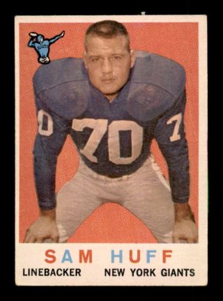 1959 Topps 51 Sam Huff Rc Ex X1615600