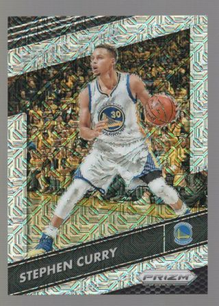 Stephen Curry 2016/17 Panini Prizm Silver First Step 18/25 Warriors Dubs