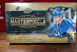 2014 - 15 Upper Deck Masterpieces Hockey Factory Hobby Box