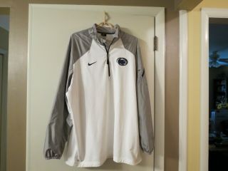 Penn State Nike Dri Fit 1/4 Zip Pull Over,  Size Xxl,  Team Issued
